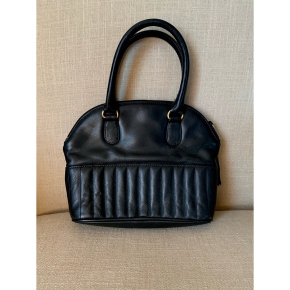 Giani Bernini Black Leather Handbag - Picture 2 of 4